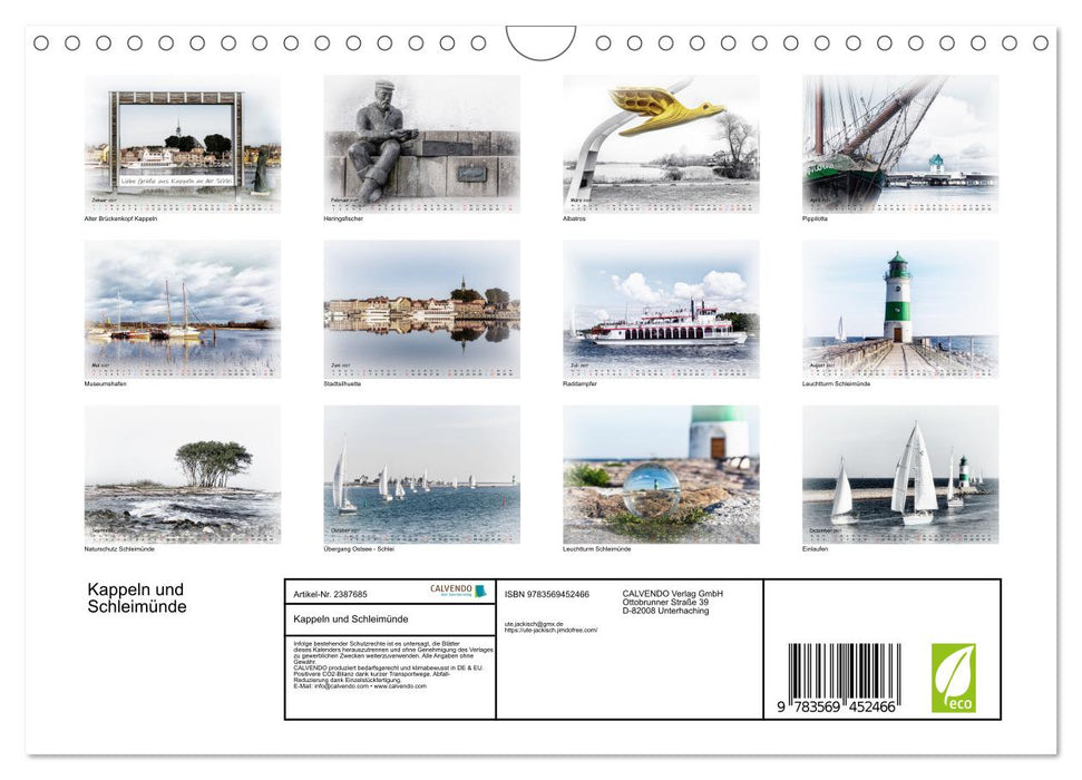 Kappeln und Schleimünde (CALVENDO Wandkalender 2027)