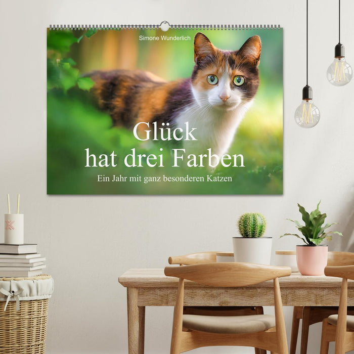 Glück hat drei Farben - ein Jahr mit ganz besonderen Katzen (CALVENDO Wandkalender 2027)