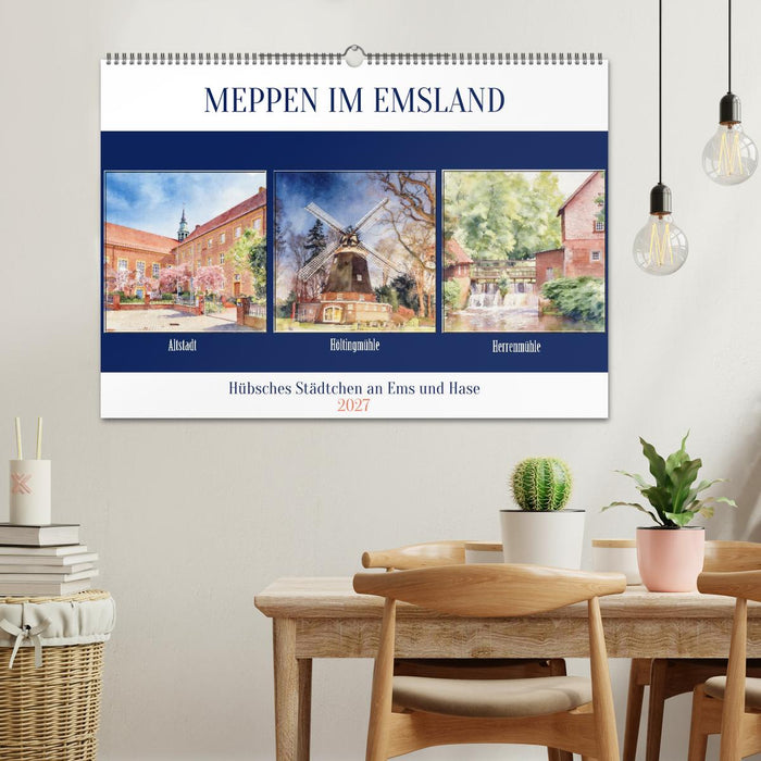 Meppen im Emsland (CALVENDO Wandkalender 2027)