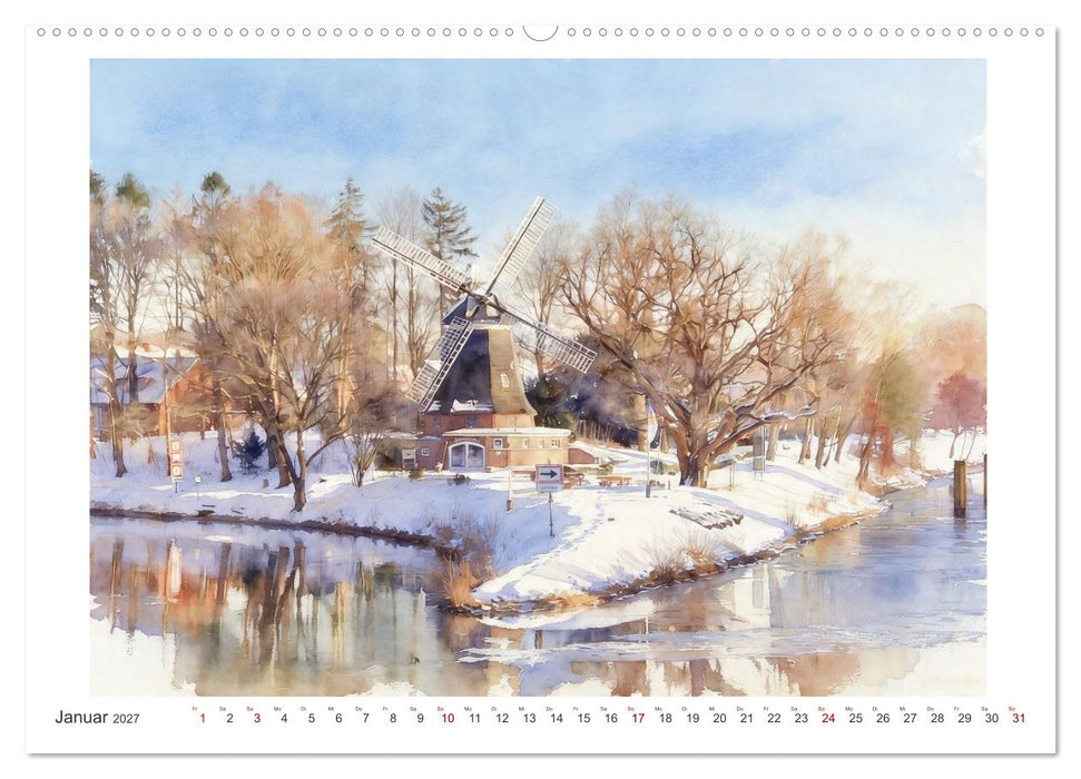 Meppen im Emsland (CALVENDO Wandkalender 2027)