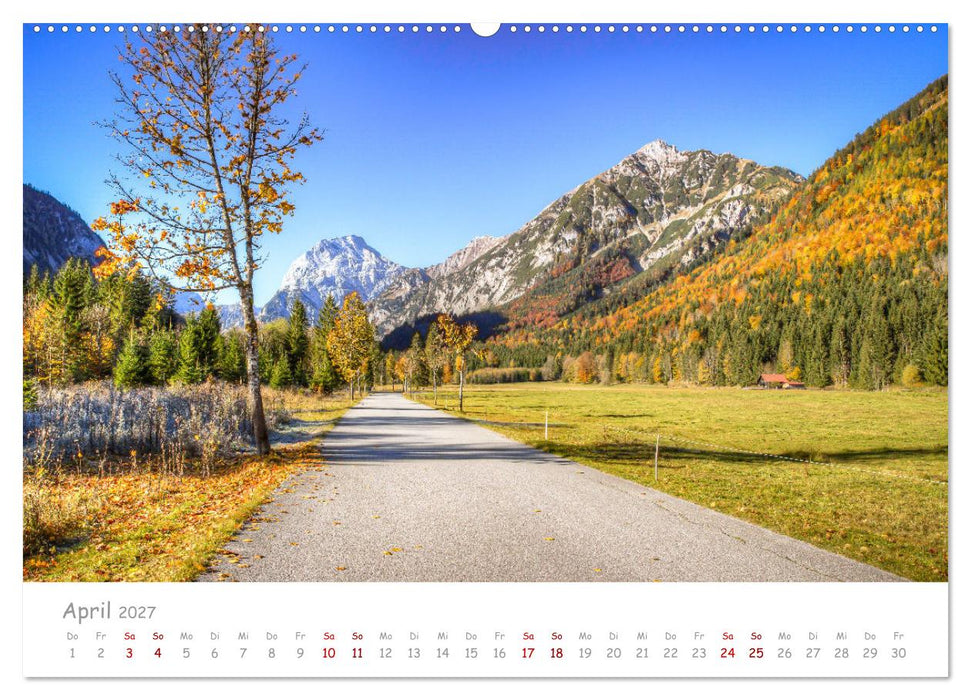 Tirol - Herbst am Achensee (CALVENDO Wandkalender 2027)