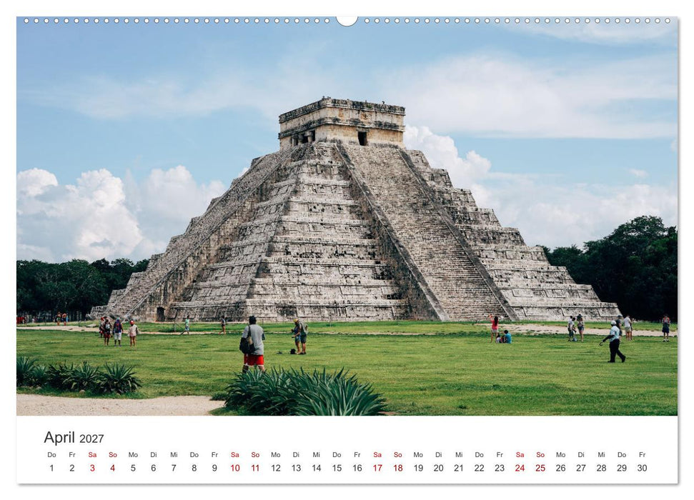 Mexiko - Eine Reise durch ein farbenfrohes Land. (CALVENDO Wandkalender 2027)