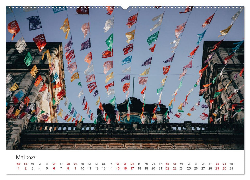 Mexiko - Eine Reise durch ein farbenfrohes Land. (CALVENDO Wandkalender 2027)