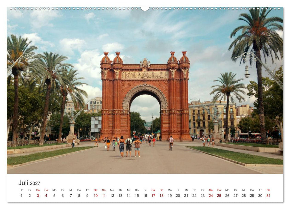 Barcelona - Die wunderschöne Hauptstadt Kataloniens. (CALVENDO Premium Wandkalender 2027)