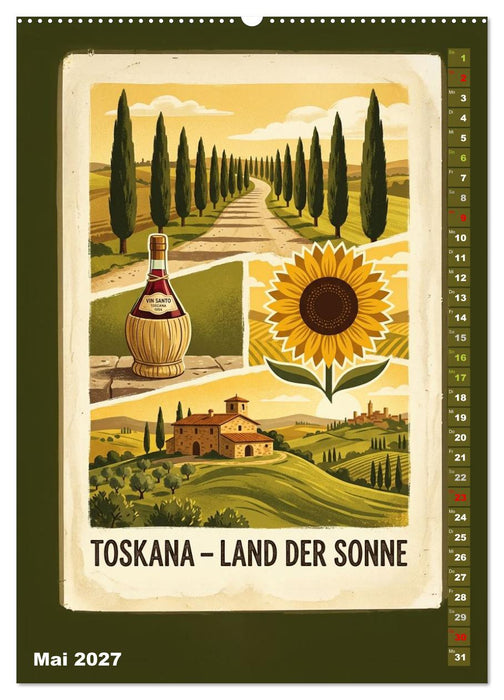 Sehnsucht Italien - Die Mid-Century Collection (CALVENDO Premium Wandkalender 2027)