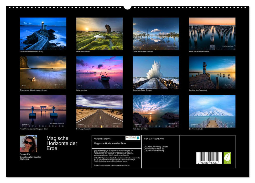 Magische Horizonte der Erde (CALVENDO Premium Wandkalender 2027)