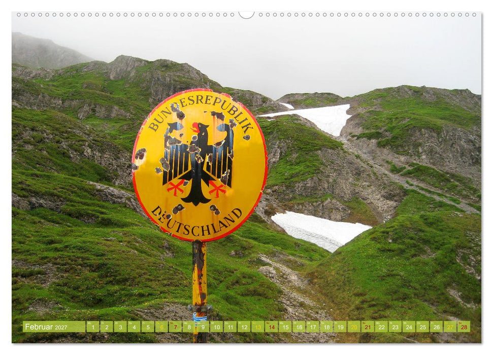 E5 - ZU FUSS ÜBER DIE ALPEN VON OBERSTDORF NACH MERAN (CALVENDO Wandkalender 2027)