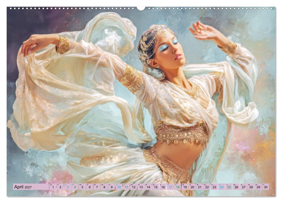 Tänzerinnen voller Anmut - In sanften Farben (CALVENDO Premium Wandkalender 2027)