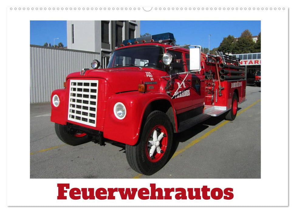 Feuerwehrautos (CALVENDO Wandkalender 2027)