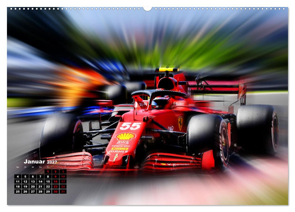 Leidenschaft Formel 1 (CALVENDO Wandkalender 2027)