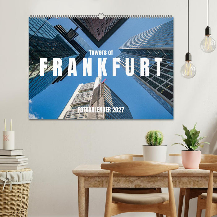 Towers of Frankfurt Fotokalender 2027 (CALVENDO Wandkalender 2027)