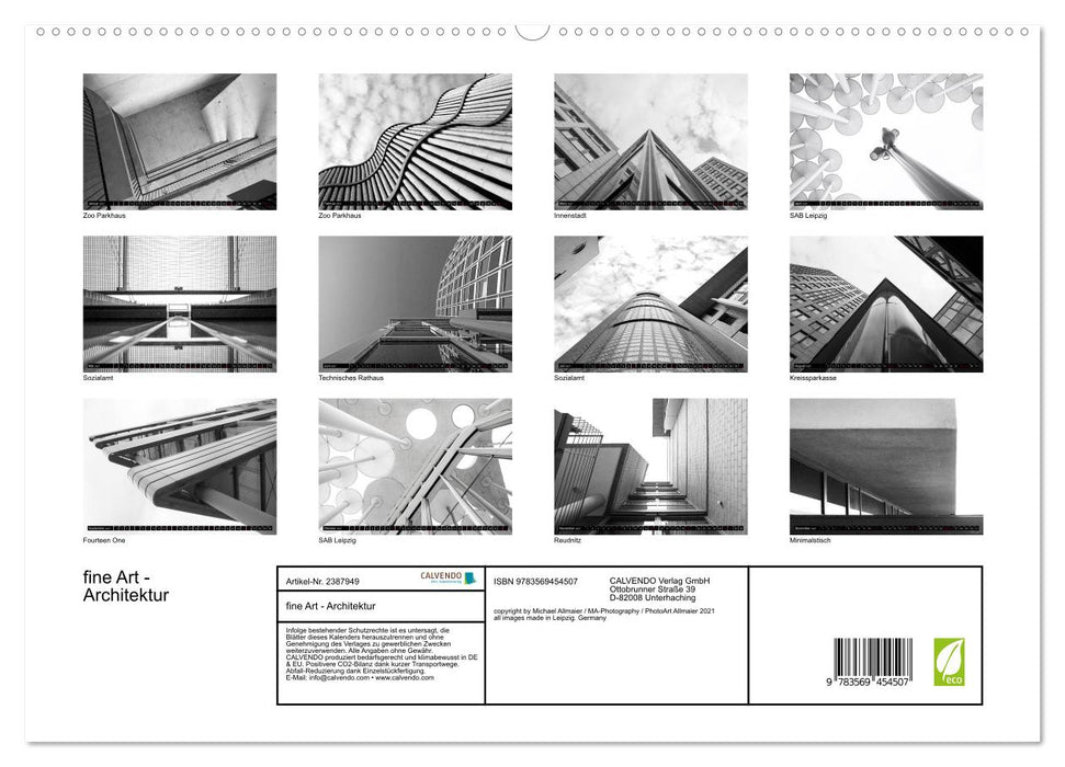 fine Art - Architektur (CALVENDO Wandkalender 2027)