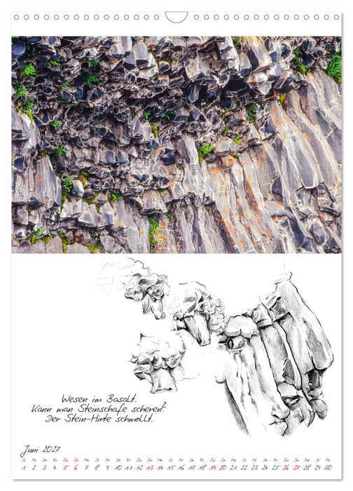 Naturwesen in Island (CALVENDO Wandkalender 2027)