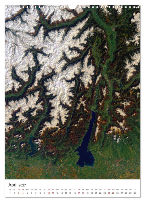Earth from Space (CALVENDO Monthly Calendar 2027)