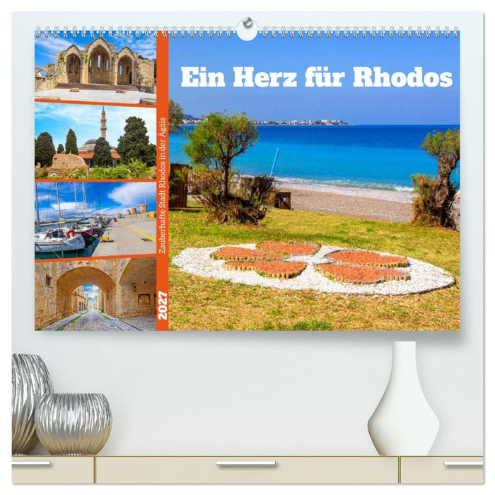 Ein Herz für Rhodos (CALVENDO Premium Wandkalender 2027)