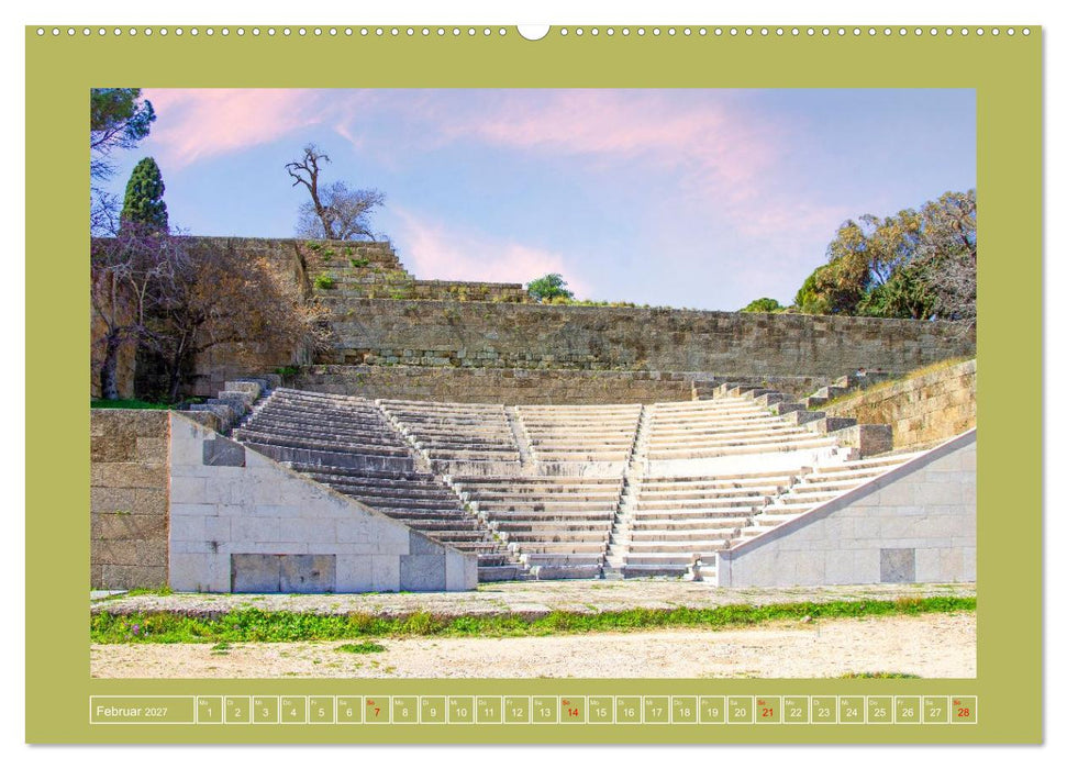 Ein Herz für Rhodos (CALVENDO Premium Wandkalender 2027)