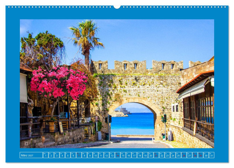 Ein Herz für Rhodos (CALVENDO Premium Wandkalender 2027)