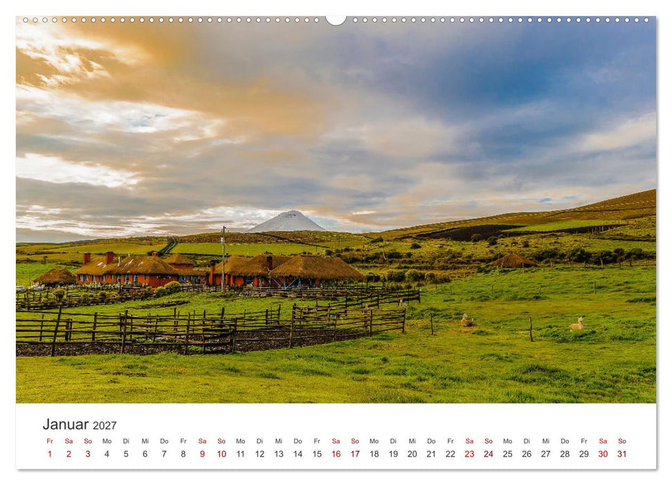 Ecuador - Unbeschreibliche Natur (CALVENDO Wandkalender 2027)
