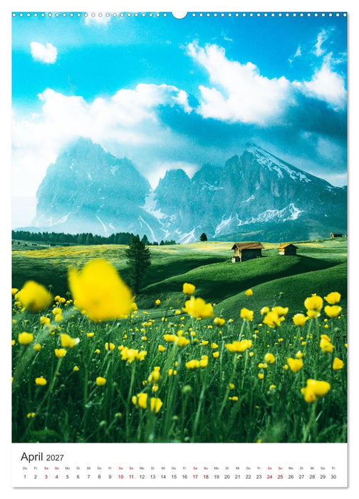 Italien - Einmalige Landschaften. (CALVENDO Wandkalender 2027)