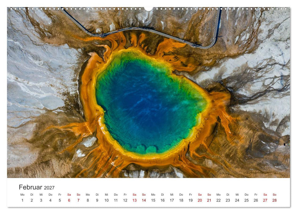 Yellowstone Nationalpark - Eine wundervolle Reise. (CALVENDO Wandkalender 2027)