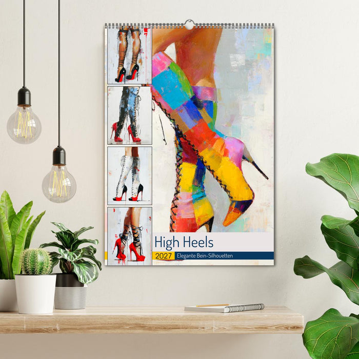 High Heels. Elegante Bein-Silhouetten (CALVENDO Wandkalender 2027)