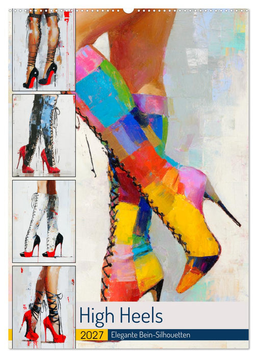 High Heels. Elegante Bein-Silhouetten (CALVENDO Wandkalender 2027)