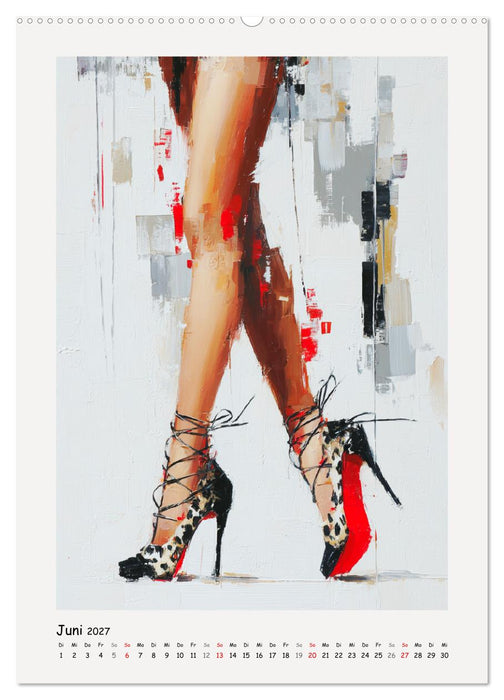 High Heels. Elegante Bein-Silhouetten (CALVENDO Wandkalender 2027)