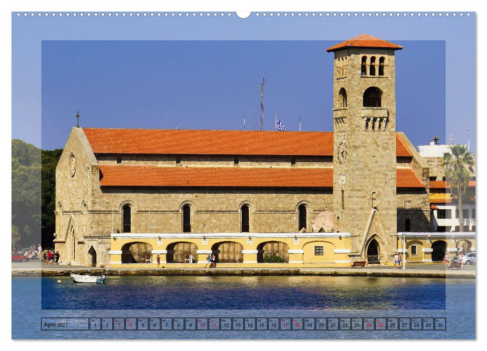 Schönes Rhodos (CALVENDO Premium Wandkalender 2027)