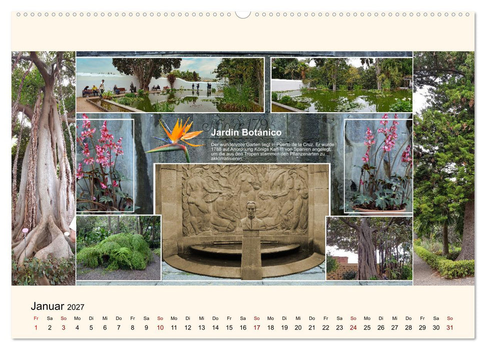 Zauberhaftes Teneriffa (CALVENDO Premium Wandkalender 2027)