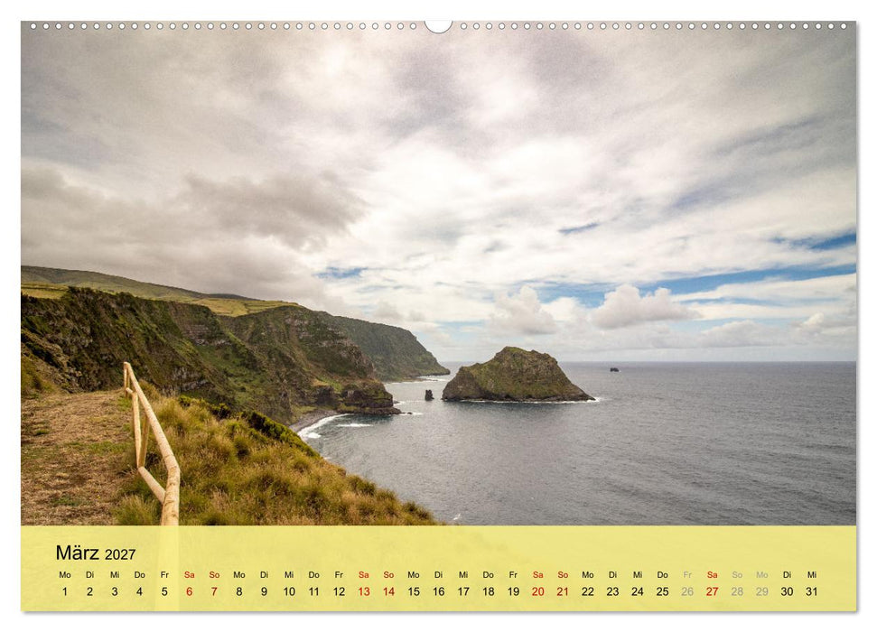 Azoren Landschaften - Flores und Corvo (CALVENDO Premium Wandkalender 2027)