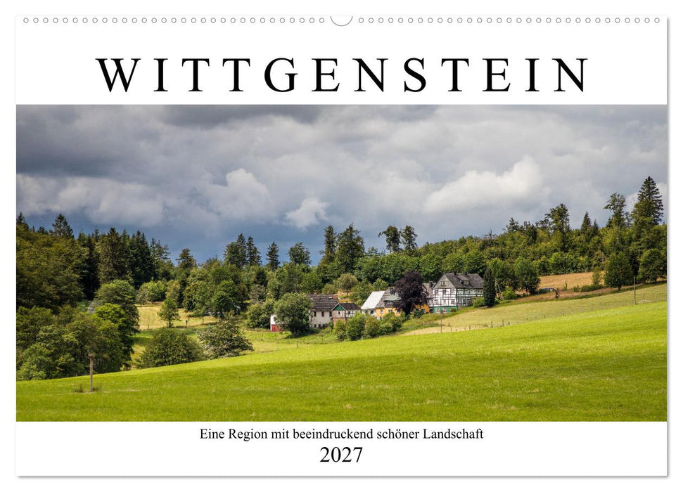Wittgenstein – Eine Region mit beeindruckend schöner Landschaft (CALVENDO Wandkalender 2027)