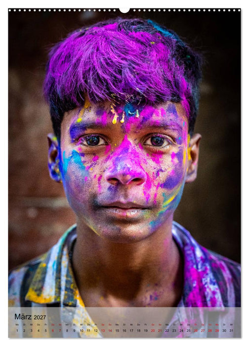 Menschen in Indien (CALVENDO Wandkalender 2027)