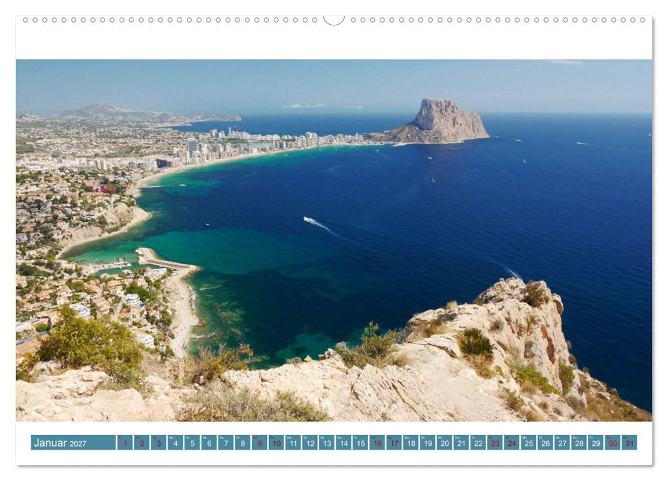 Costa Blanca. Schroffe Felsen und schillerndes Mittelmeer (CALVENDO Premium Wandkalender 2027)