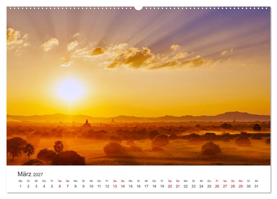 Sonnenaufgänge - Für einen guten Start in den Tag. (CALVENDO Wandkalender 2027)