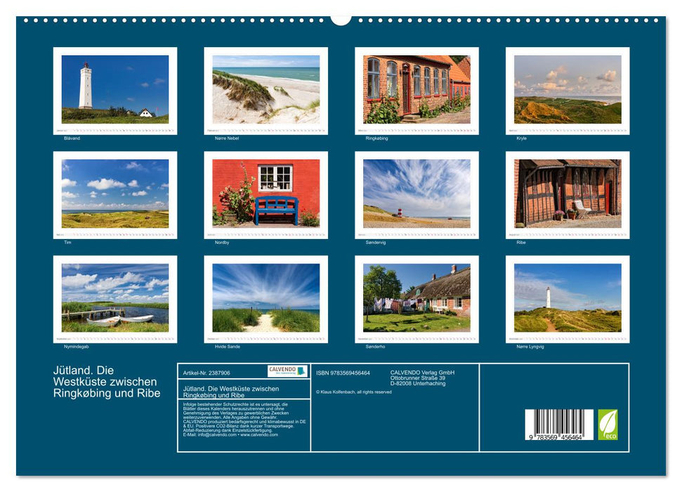 Jütland. Die Westküste zwischen Ringkøbing und Ribe (CALVENDO Premium Wandkalender 2027)