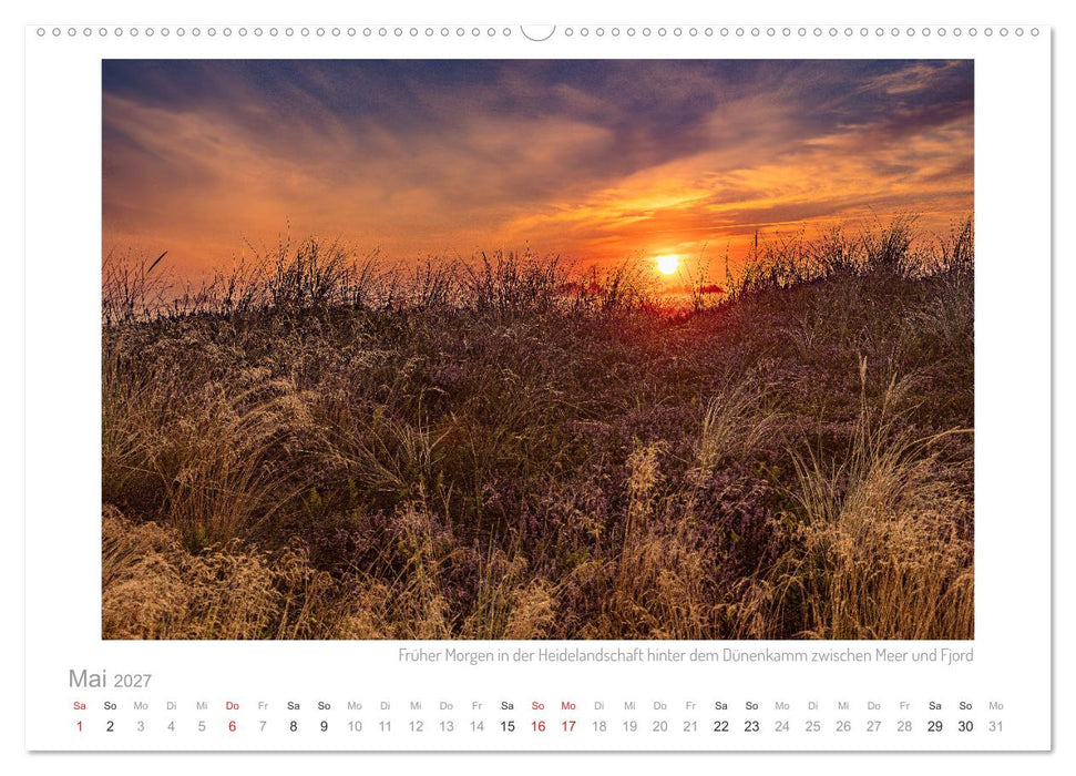 Sehnsucht Holmsland Klit – Impressionen und Collagen (CALVENDO Wandkalender 2027)