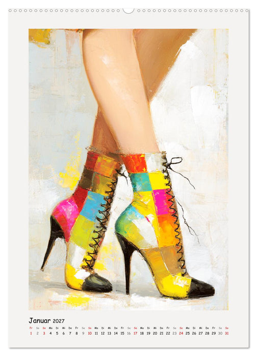 High Heels. Elegante Bein-Silhouetten (CALVENDO Premium Wandkalender 2027)