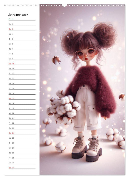 Puppen-Stilwelten (CALVENDO Wandkalender 2027)