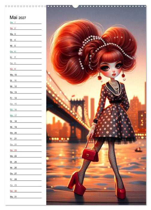 Puppen-Stilwelten (CALVENDO Wandkalender 2027)