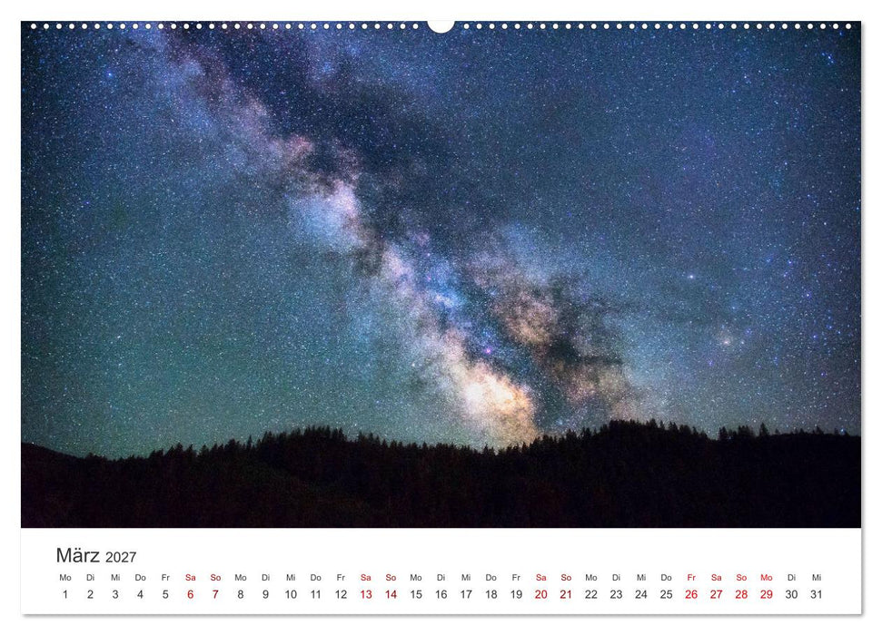 Milchstraße - Einblicke in unsere einzigartige Galaxie. (CALVENDO Premium Wandkalender 2027)