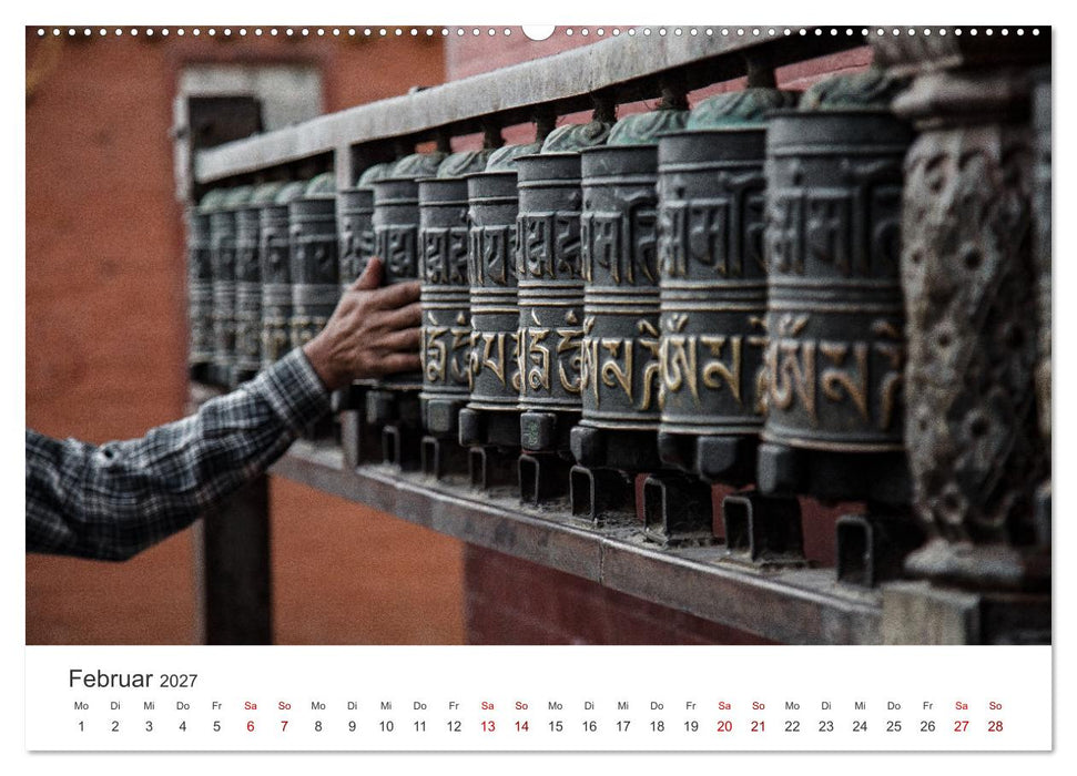 Tibet - Am Fuße des Mount Everest. (CALVENDO Wandkalender 2027)