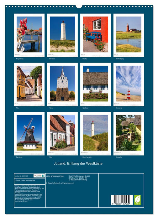 Jütland. Entlang der Westküste (CALVENDO Wandkalender 2027)
