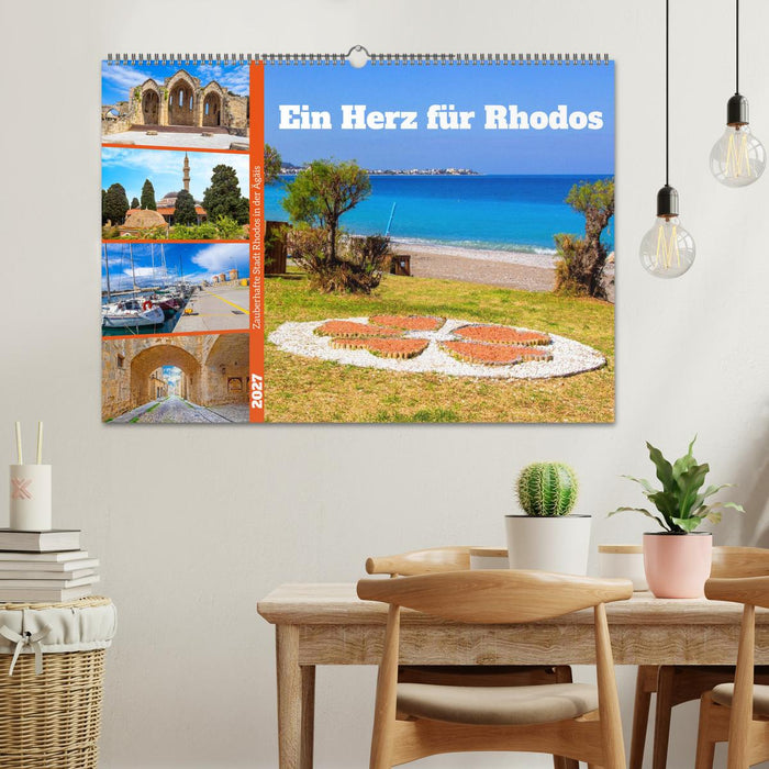 Ein Herz für Rhodos (CALVENDO Wandkalender 2027)