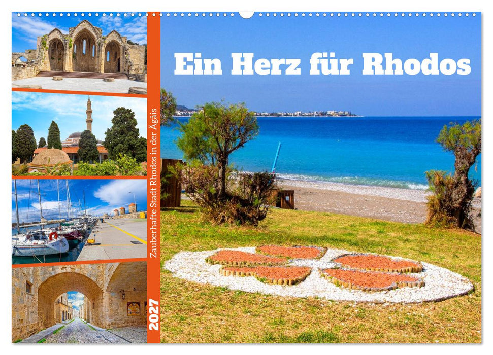 Ein Herz für Rhodos (CALVENDO Wandkalender 2027)