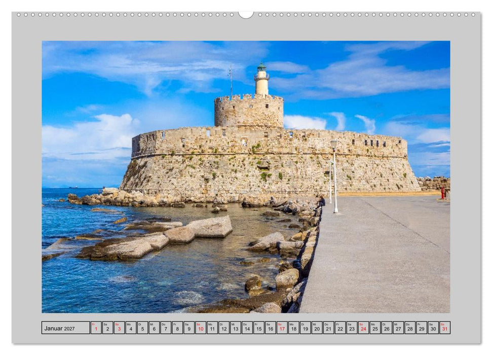 Ein Herz für Rhodos (CALVENDO Wandkalender 2027)