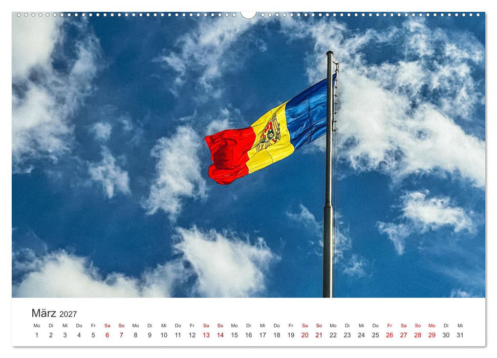 Moldau - Ein unbekanntes Paradies. (CALVENDO Wandkalender 2027)