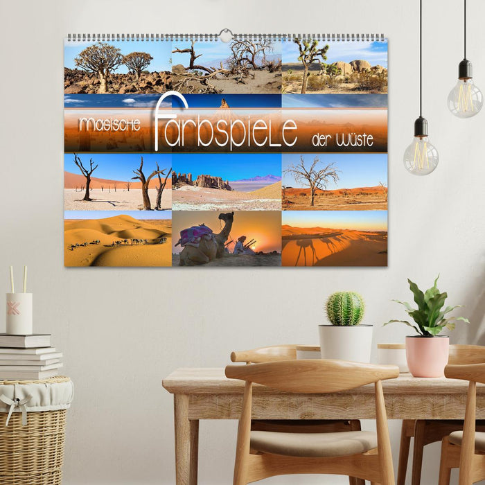 Magische Farbspiele der Wüste (CALVENDO Wandkalender 2027)