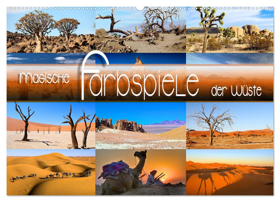 Magische Farbspiele der Wüste (CALVENDO Wandkalender 2027)