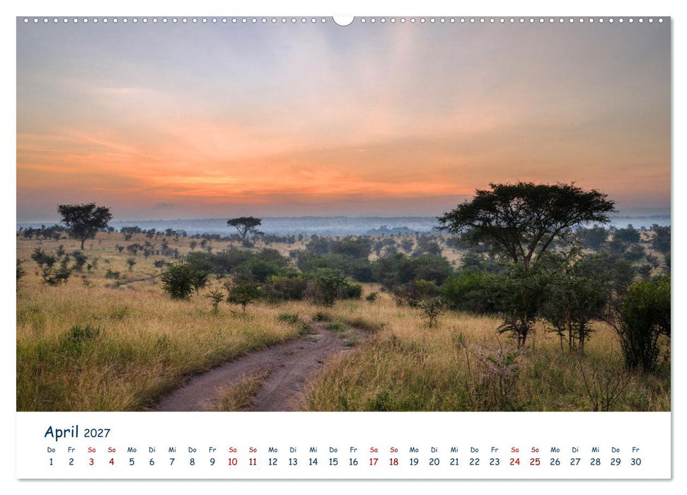 Fernweh Uganda - Naturschönheit Ostafrikas (CALVENDO Wandkalender 2027)