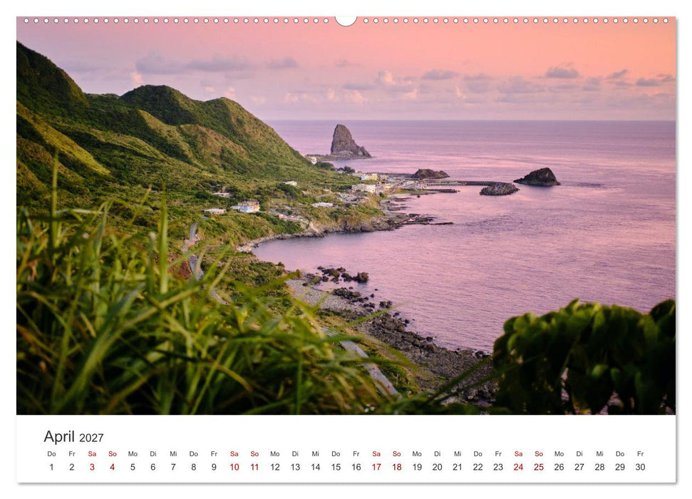 Taiwan - Die wundervolle Insel in Asien. (CALVENDO Wandkalender 2027)